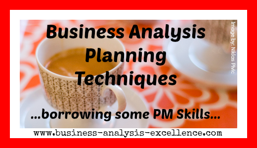 planning of business analysis